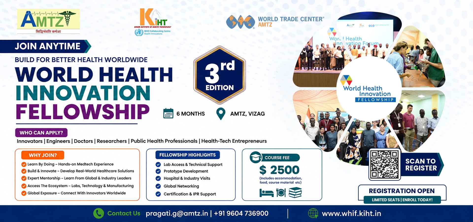 World Health Innovation Fellowship 3rd Edition Flyer